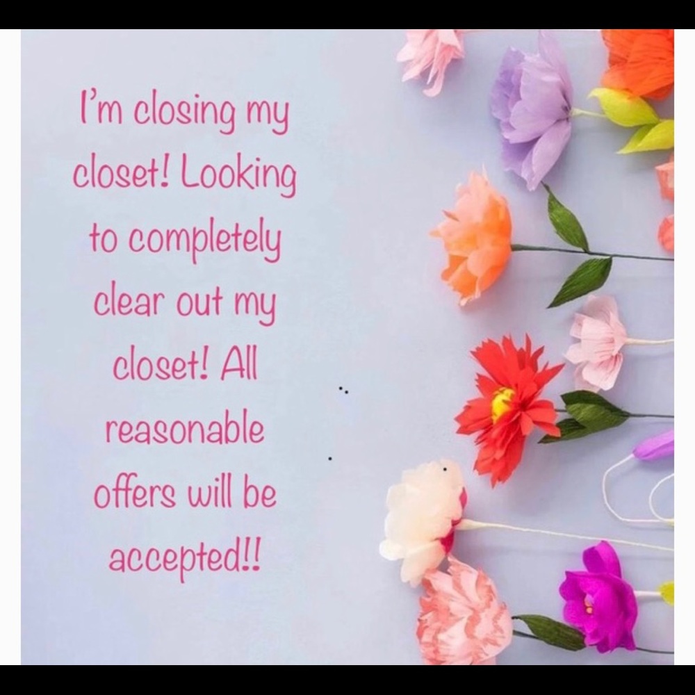 Closing Closet!!!! All offers welcome!